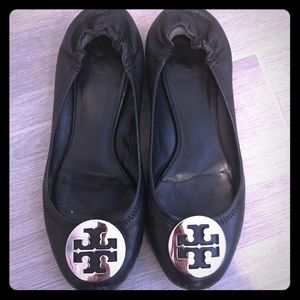 Tory Burch black flats size 7